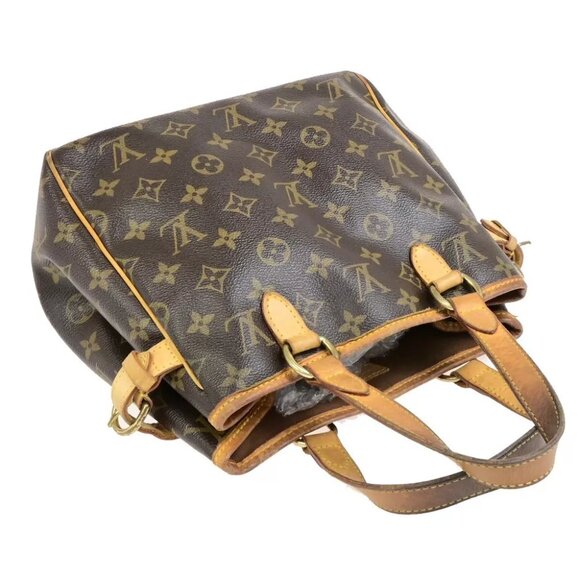 LOUIS VUITTON Logo Batignolles Hand Tote Bag Monogram Brown - Picture 6 of 14